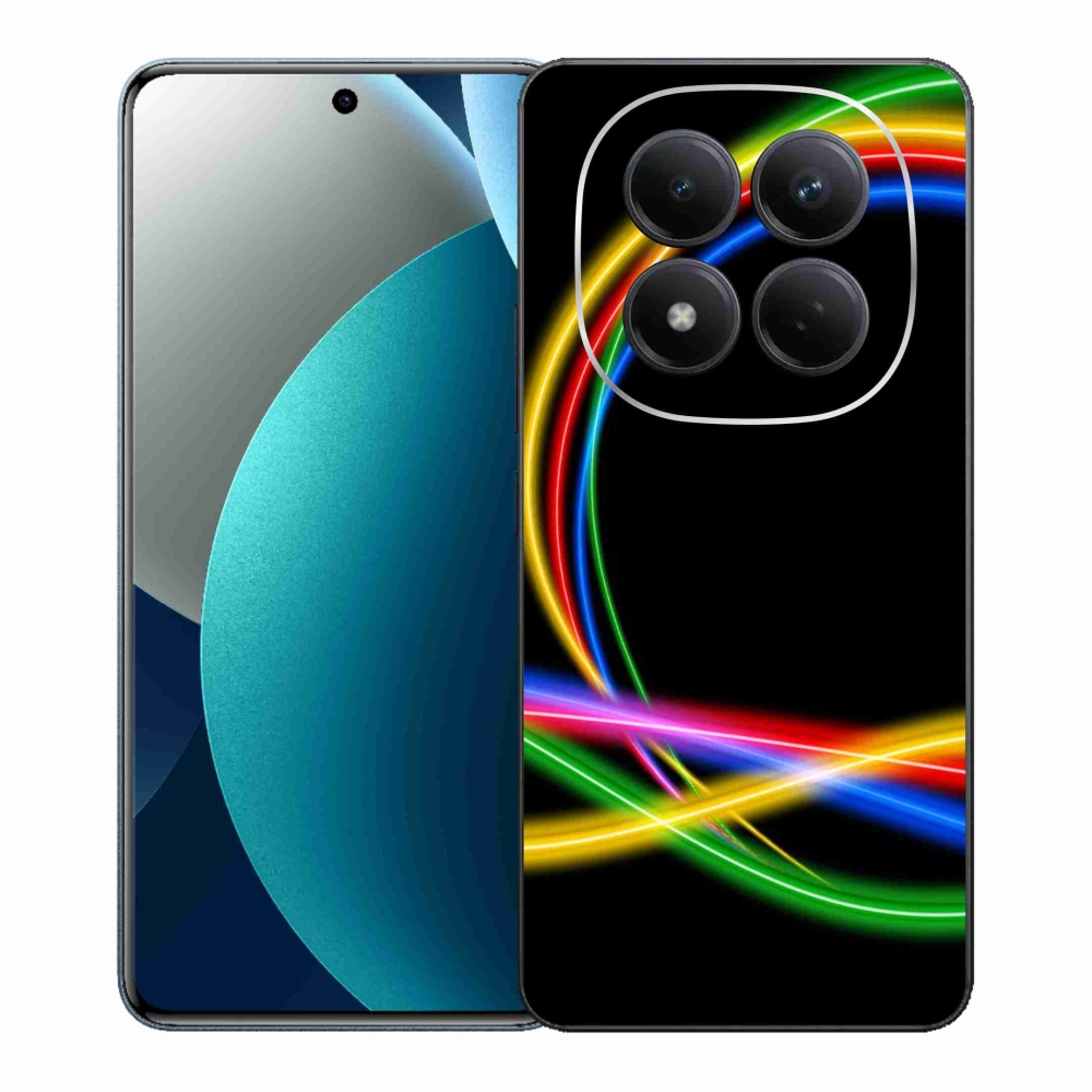 Gélový kryt mmCase na Xiaomi Redmi Note 15 Pro - neónové kruhy