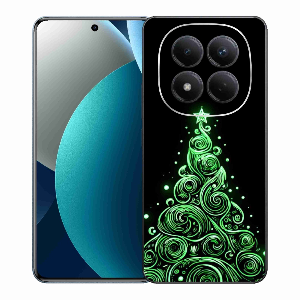Gélový kryt mmCase na Xiaomi Redmi Note 15 Pro - neónový vianočný stromček 3