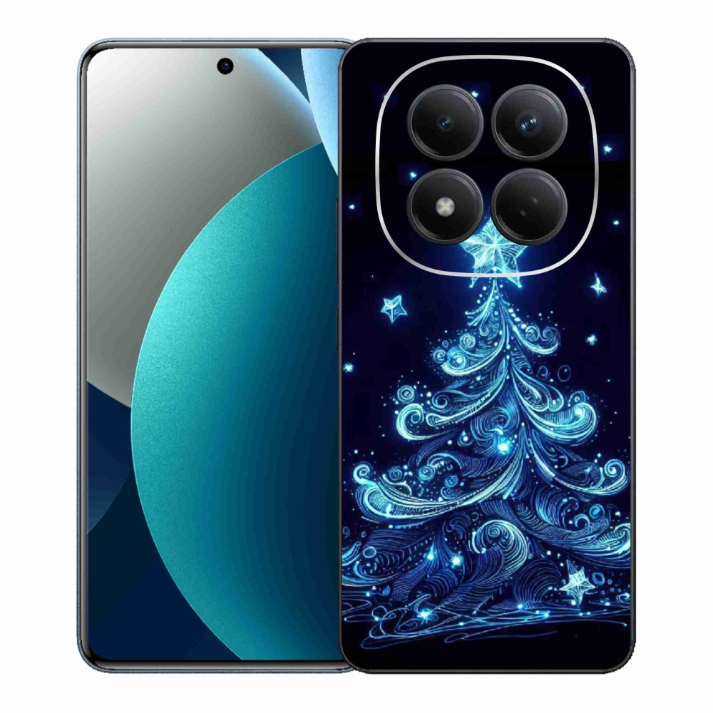 Gélový kryt mmCase na Xiaomi Redmi Note 15 Pro - neónový vianočný stromček 4