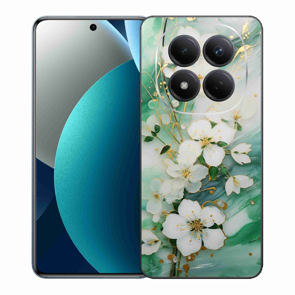 Gélový kryt mmCase na Xiaomi Redmi Note 15 Pro - nežné kvety