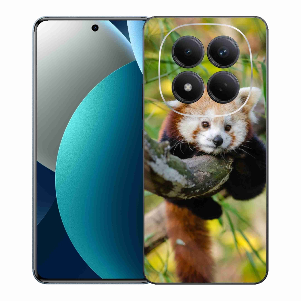 Gélový kryt mmCase na Xiaomi Redmi Note 15 Pro - panda červená