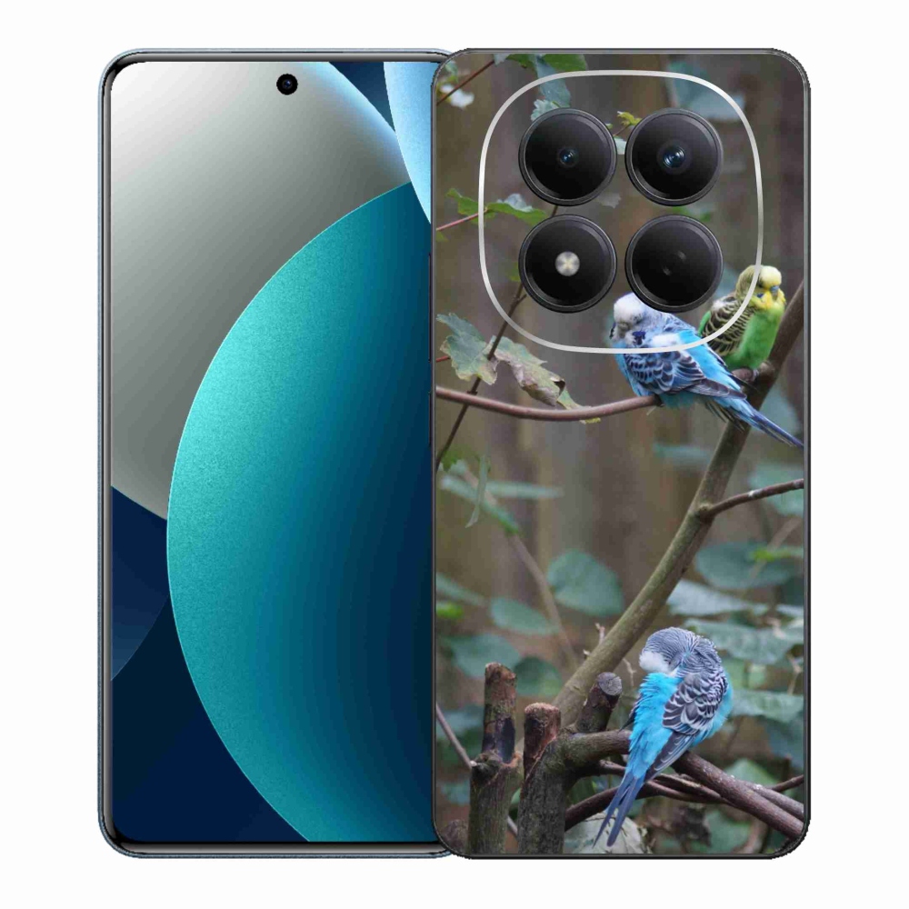 Gélový kryt mmCase na Xiaomi Redmi Note 15 Pro - papagáje na vetve