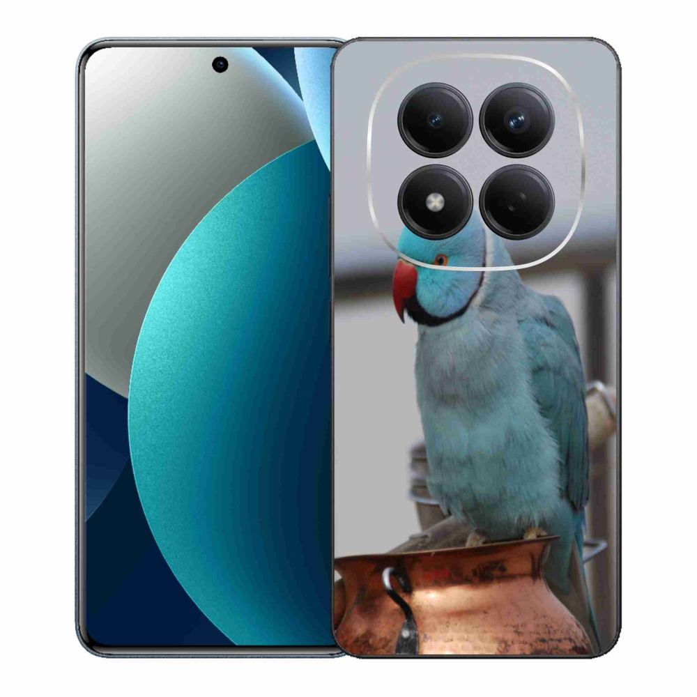Gélový kryt mmCase na Xiaomi Redmi Note 15 Pro - papagáj alexander modrý