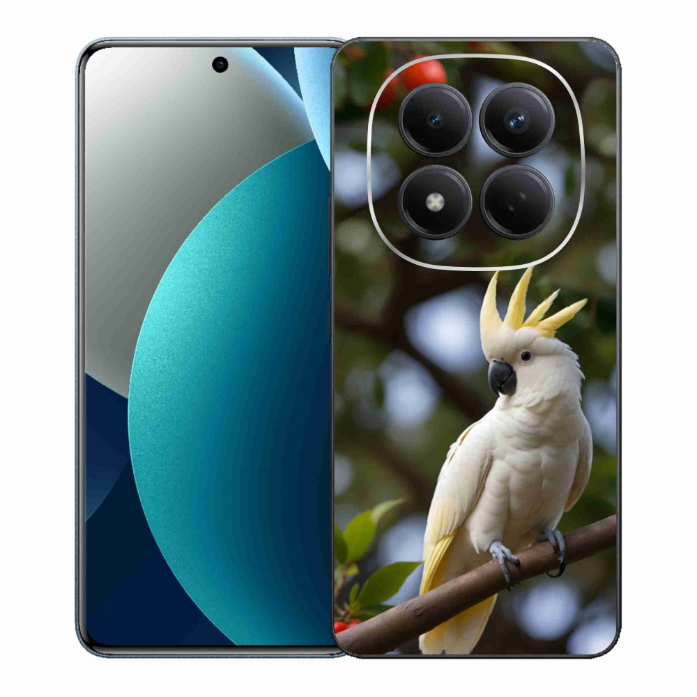 Gélový kryt mmCase na Xiaomi Redmi Note 15 Pro - papagáj kakadu 3