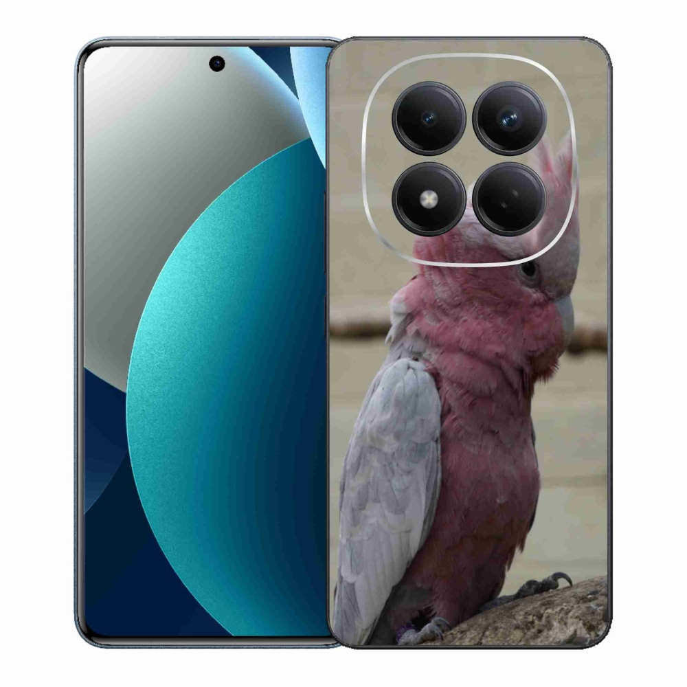 Gélový kryt mmCase na Xiaomi Redmi Note 15 Pro - papagáj kakadu ružový