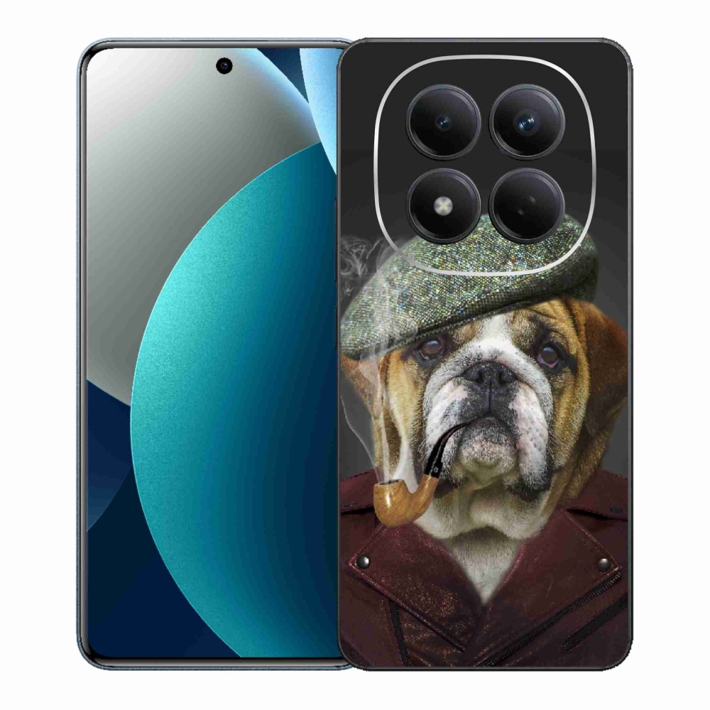 Gélový kryt mmCase na Xiaomi Redmi Note 15 Pro - pes s fajkou