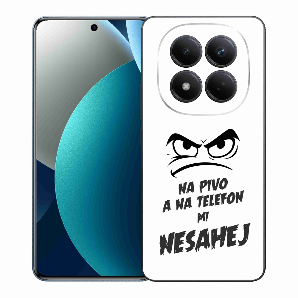 Gélový kryt mmCase na Xiaomi Redmi Note 15 Pro - pivný motív 2 biele pozadie