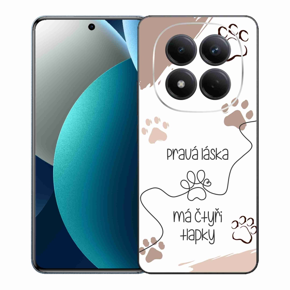 Gélový kryt mmCase na Xiaomi Redmi Note 15 Pro - psí motív 1 biele pozadie