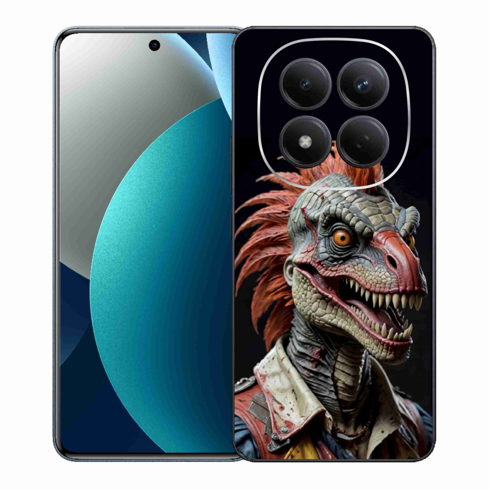 Gélový kryt mmCase na Xiaomi Redmi Note 15 Pro - punk dinosaurus