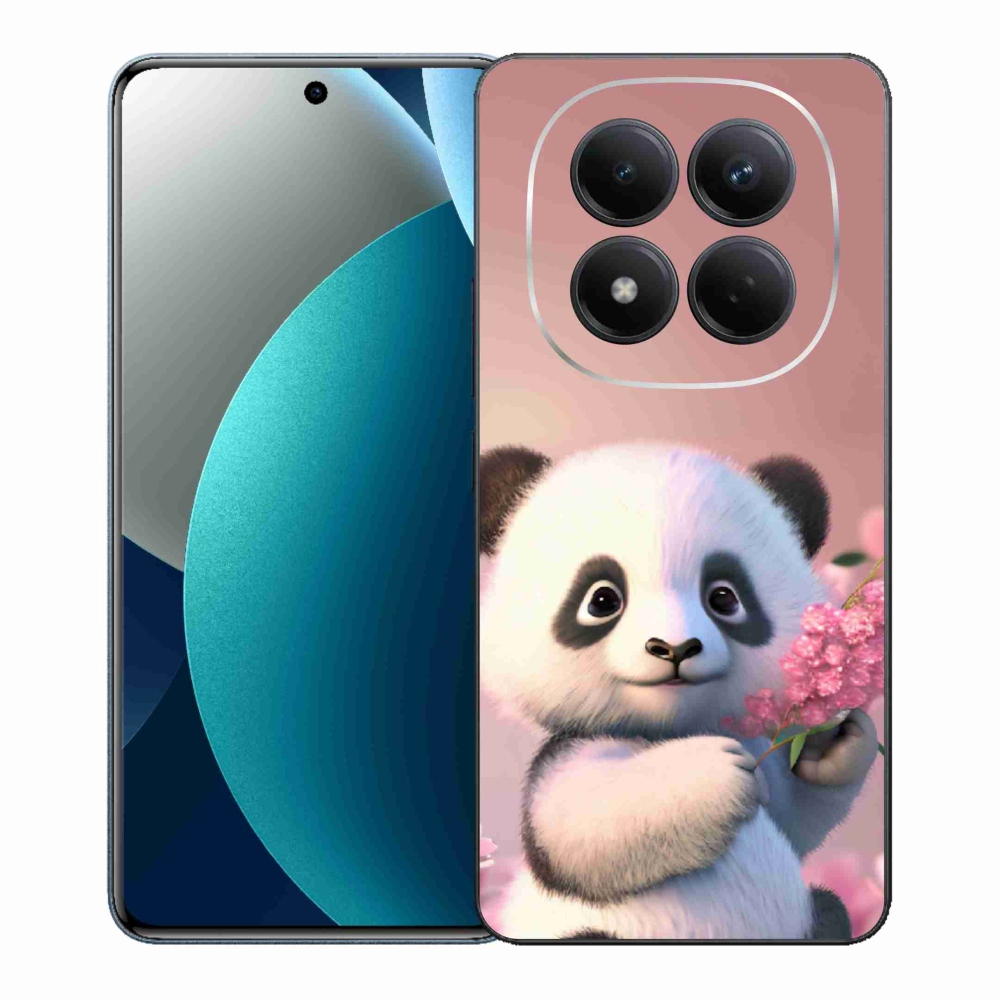 Gélový kryt mmCase na Xiaomi Redmi Note 15 Pro - roztomilá panda