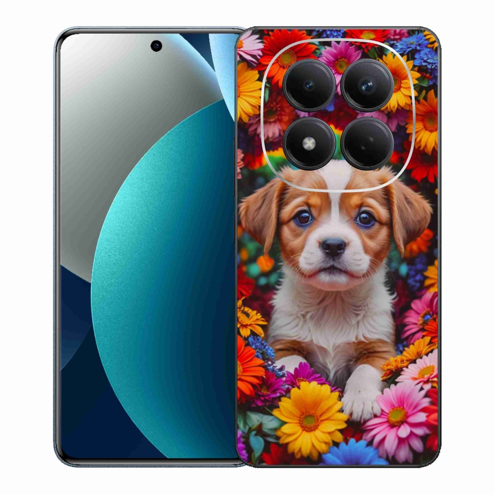 Gélový kryt mmCase na Xiaomi Redmi Note 15 Pro - roztomilé šteňa