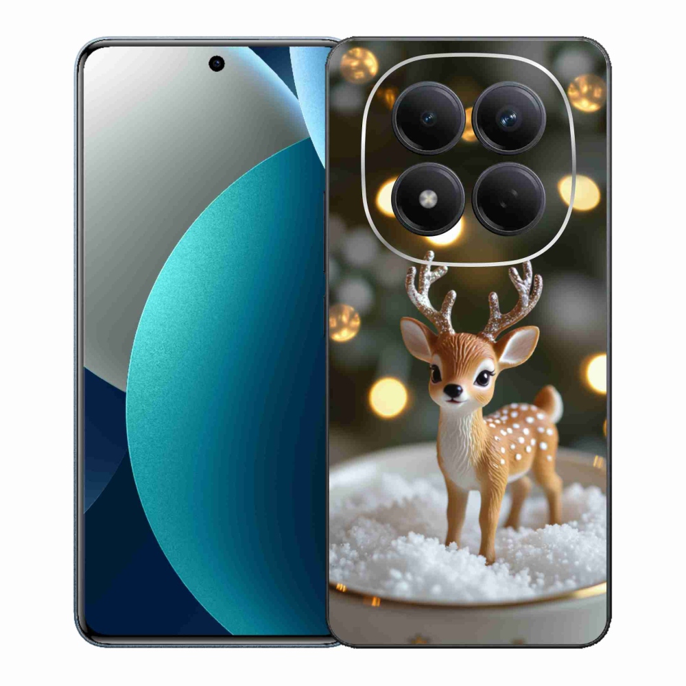 Gélový kryt mmCase na Xiaomi Redmi Note 15 Pro - roztomilý vianočný jeleň