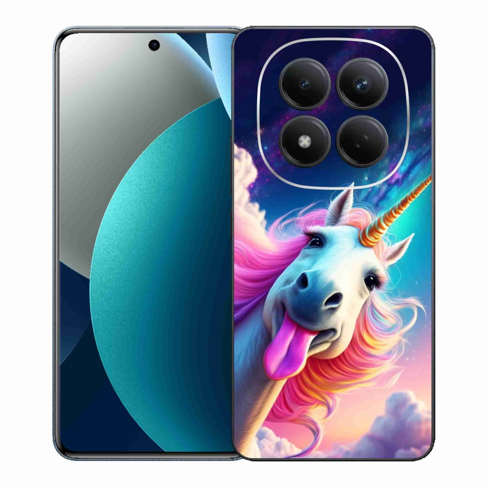 Gélový kryt mmCase na Xiaomi Redmi Note 15 Pro - šialený jednorožec