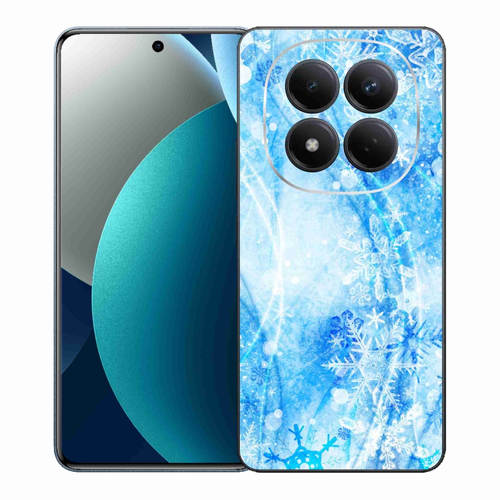 Gélový kryt mmCase na Xiaomi Redmi Note 15 Pro - snehové vločky