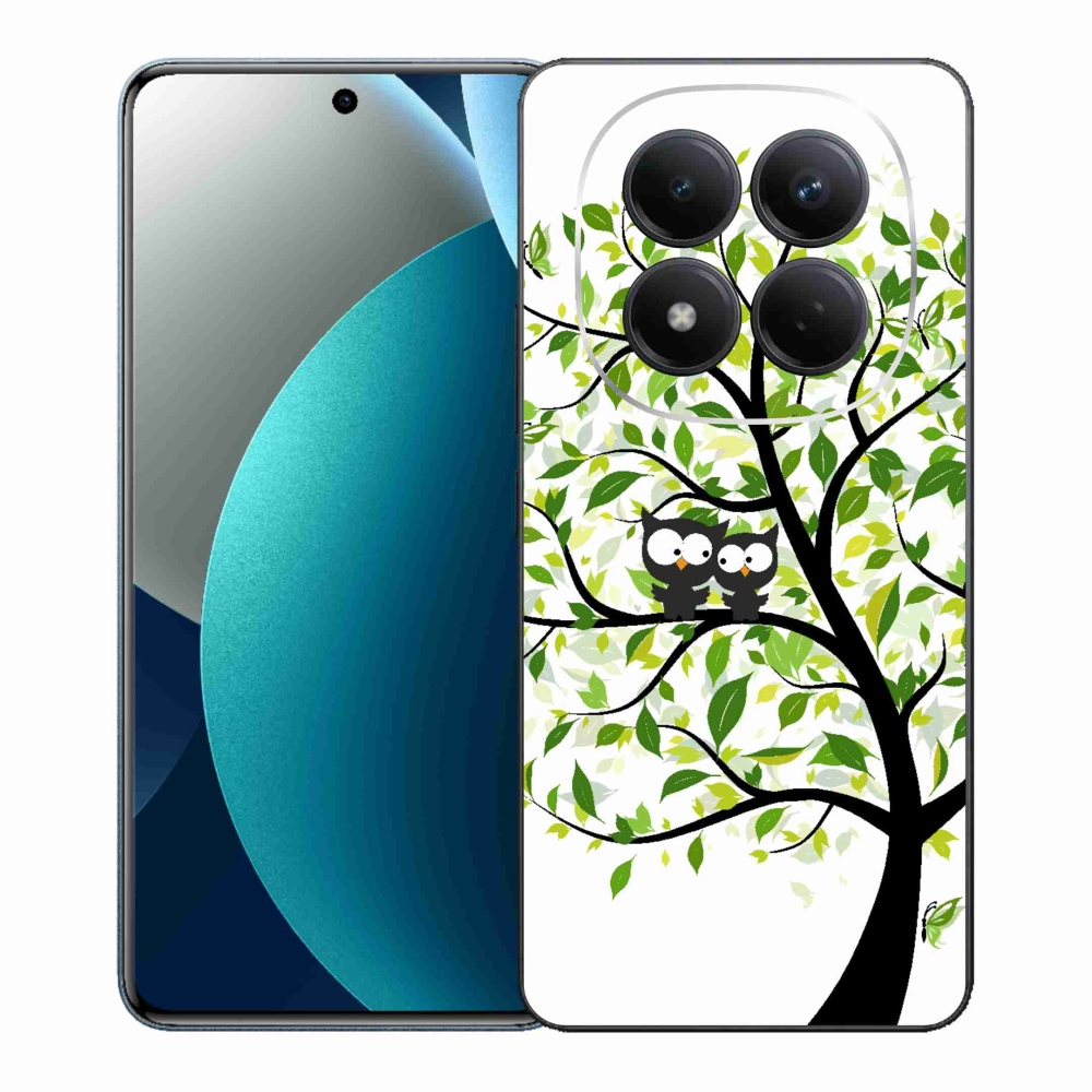 Gélový kryt mmCase na Xiaomi Redmi Note 15 Pro - sovičky na strome