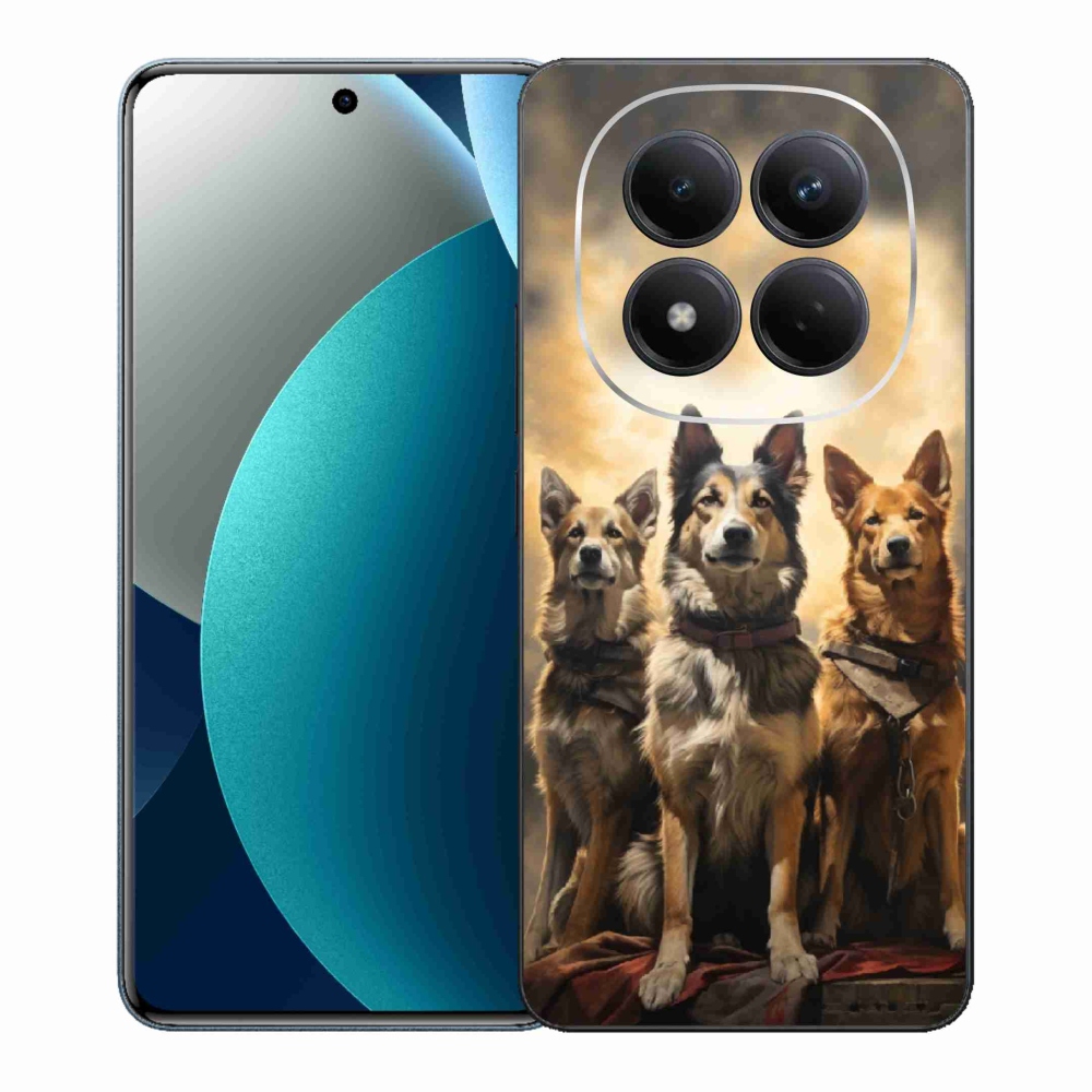 Gélový kryt mmCase na Xiaomi Redmi Note 15 Pro - tri psy