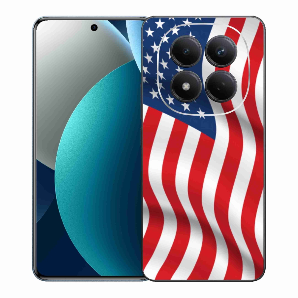 Gélový kryt mmCase na Xiaomi Redmi Note 15 Pro - USA vlajka