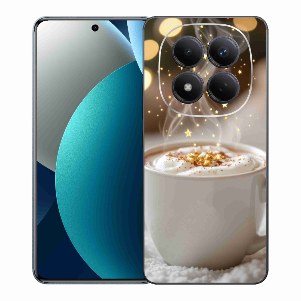Gélový kryt mmCase na Xiaomi Redmi Note 15 Pro - vianočný horúci nápoj