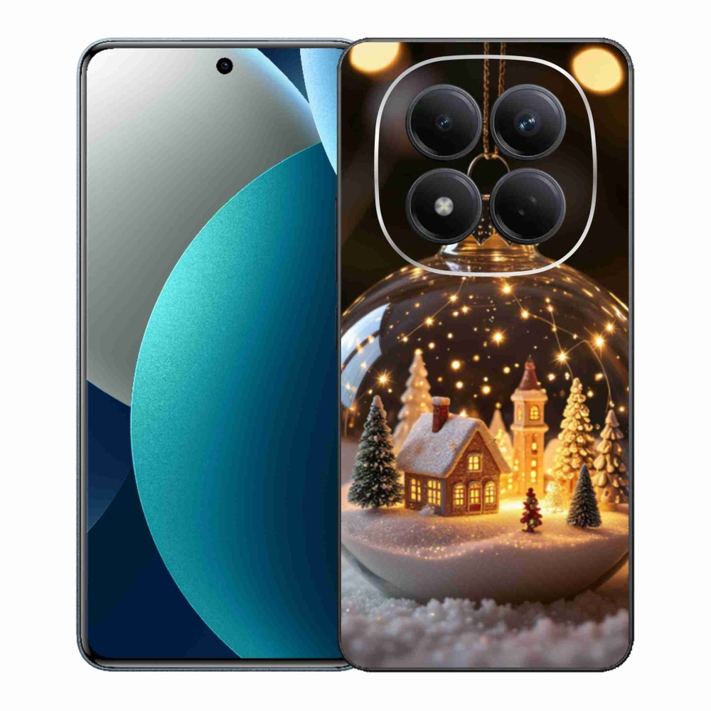 Gélový kryt mmCase na Xiaomi Redmi Note 15 Pro - vianočné gule 3