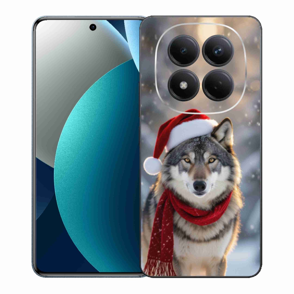Gélový kryt mmCase na Xiaomi Redmi Note 15 Pro - vianočný vlk