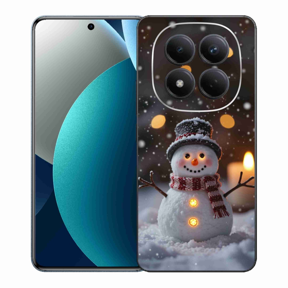 Gélový kryt mmCase na Xiaomi Redmi Note 15 Pro - veselý snehuliak