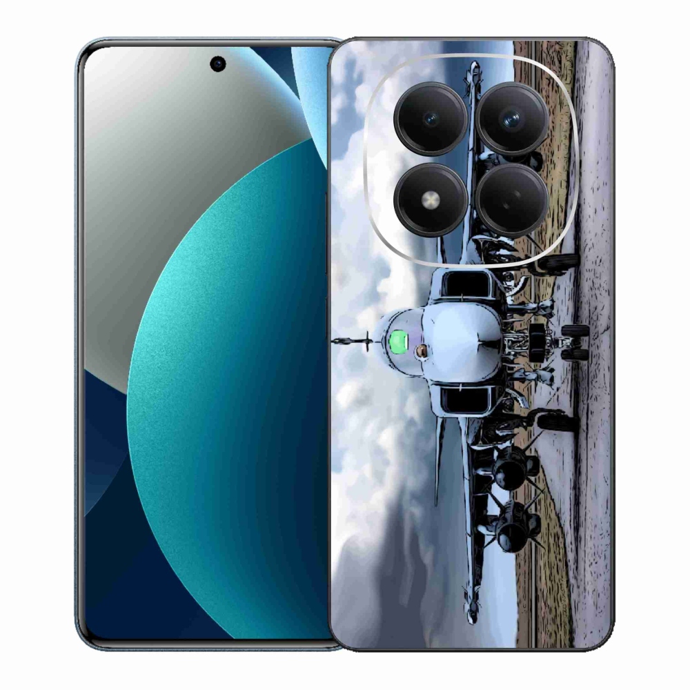 Gélový kryt mmCase na Xiaomi Redmi Note 15 Pro - vojenské lietadlo