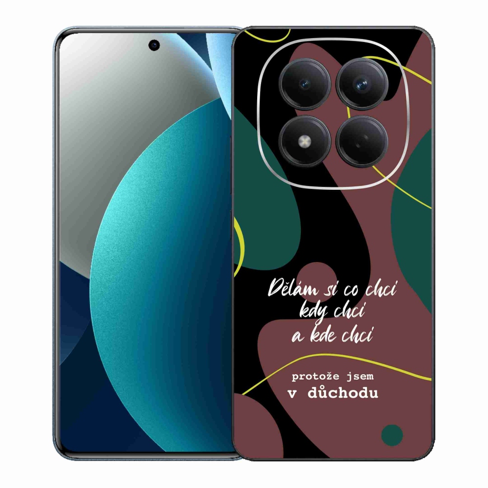 Gélový kryt mmCase na Xiaomi Redmi Note 15 Pro - vtipný text 10 čierne pozadie