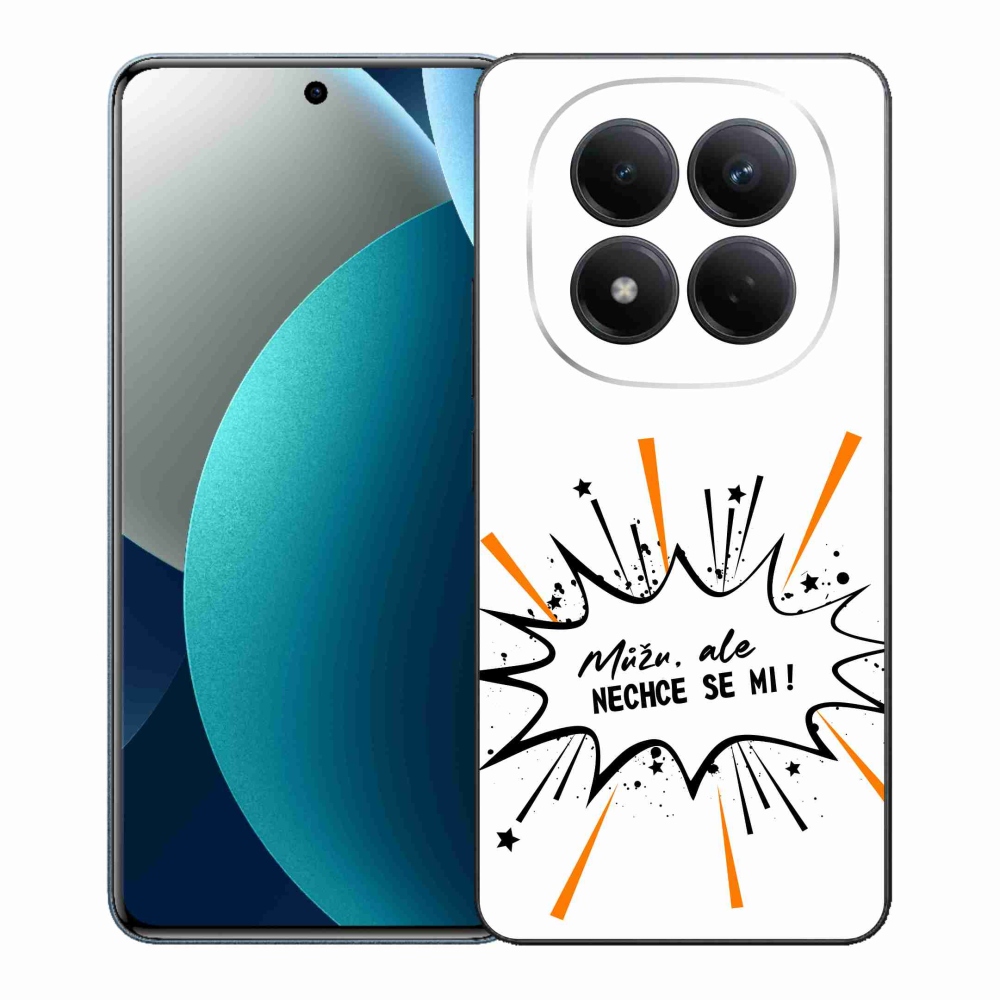 Gélový kryt mmCase na Xiaomi Redmi Note 15 Pro - vtipný text 11 biele pozadie
