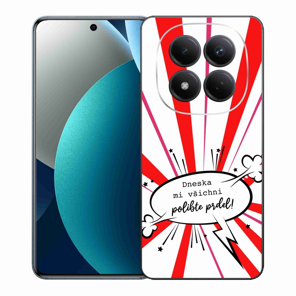 Gélový kryt mmCase na Xiaomi Redmi Note 15 Pro - vtipný text 15 biele pozadie