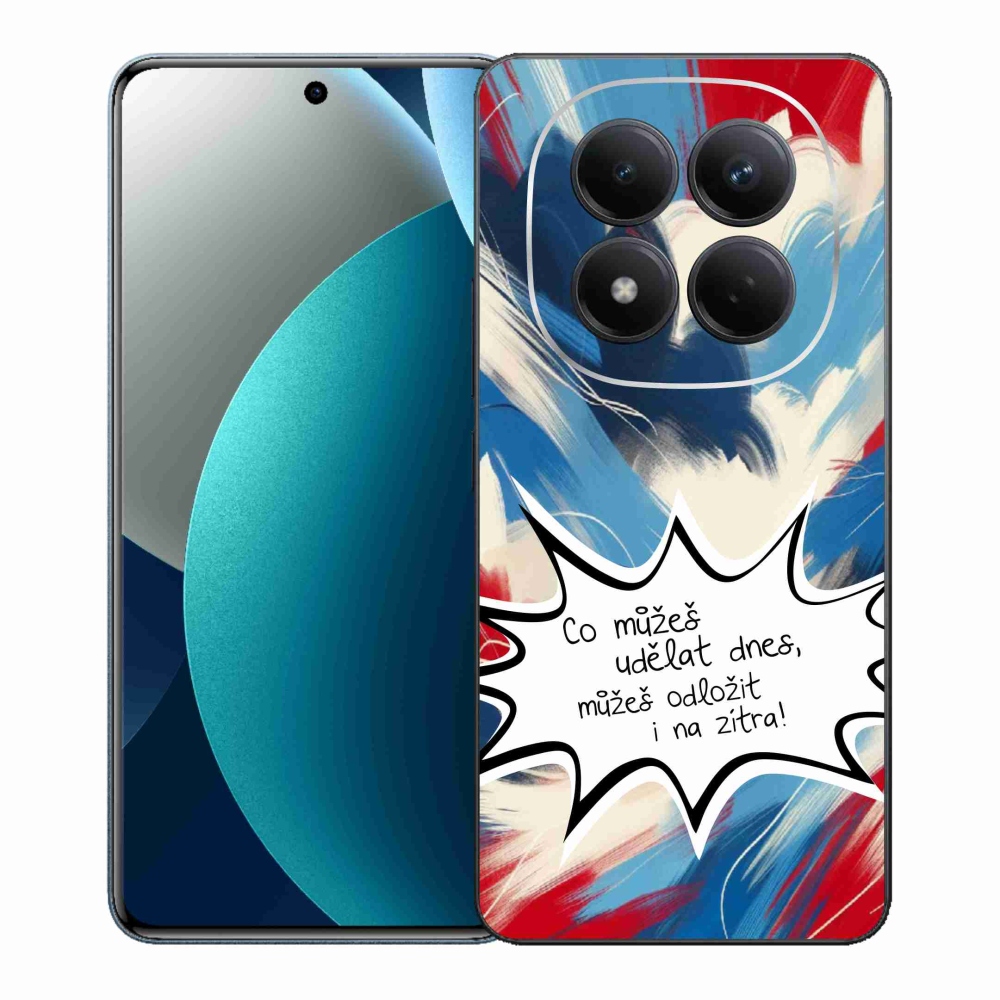 Gélový kryt mmCase na Xiaomi Redmi Note 15 Pro - vtipný text 9 biele pozadie