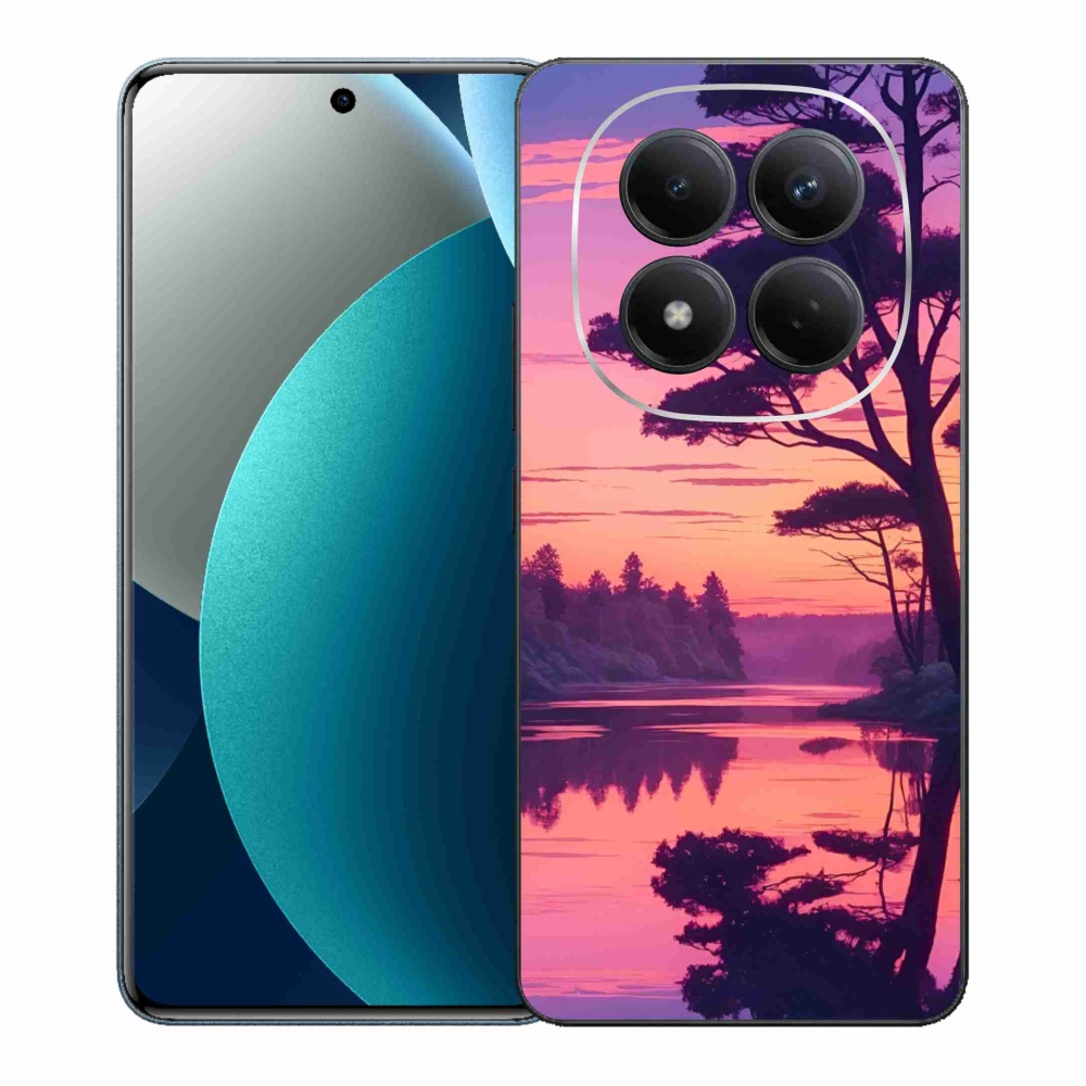 Gélový kryt mmCase na Xiaomi Redmi Note 15 Pro - západ slnka nad jazerom