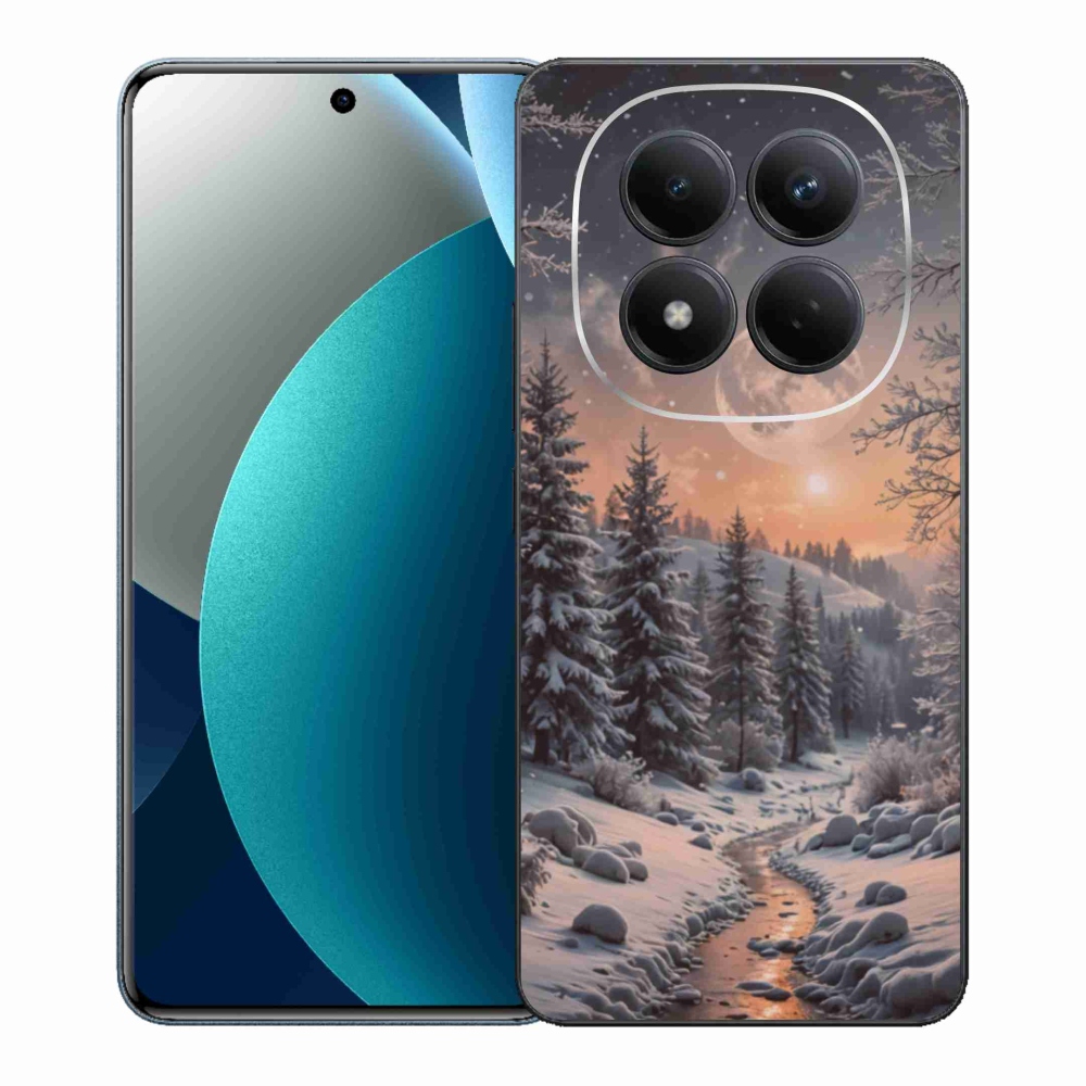 Gélový kryt mmCase na Xiaomi Redmi Note 15 Pro - zimná krajina 2