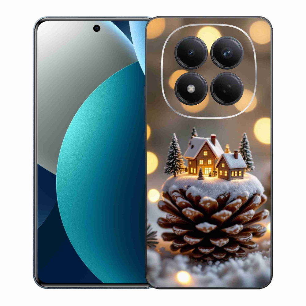 Gélový kryt mmCase na Xiaomi Redmi Note 15 Pro - zimná dedinka