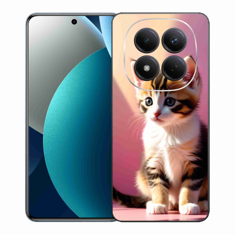 Gélový kryt mmCase na Xiaomi Redmi Note 15 Pro - zvedavé mačiatko 2
