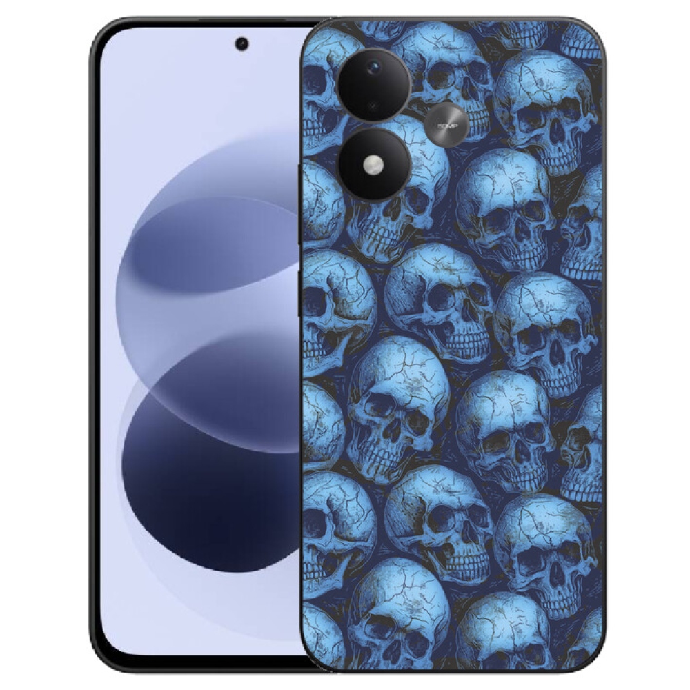 Gélový kryt mmCase na Xiaomi Redmi Note 17 4G/5G - lebky