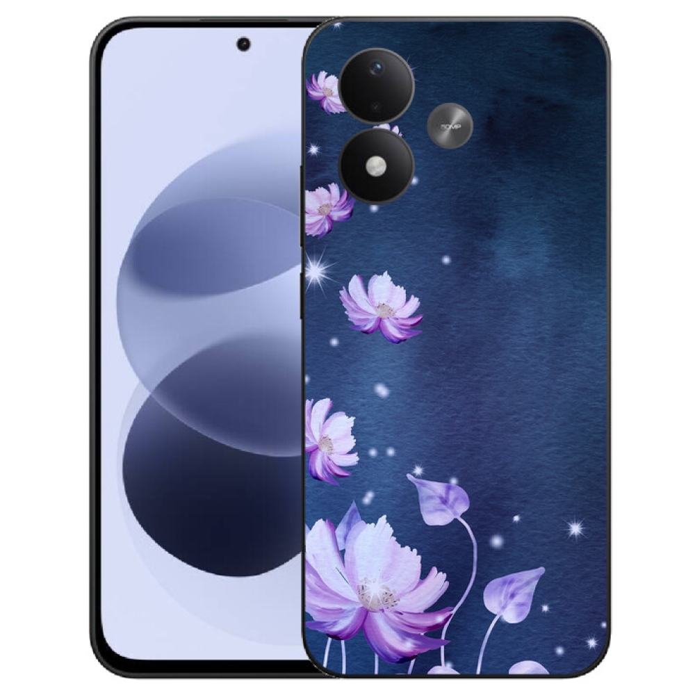 Gélový kryt mmCase na Xiaomi Redmi Note 17 4G/5G - padajúce kvety