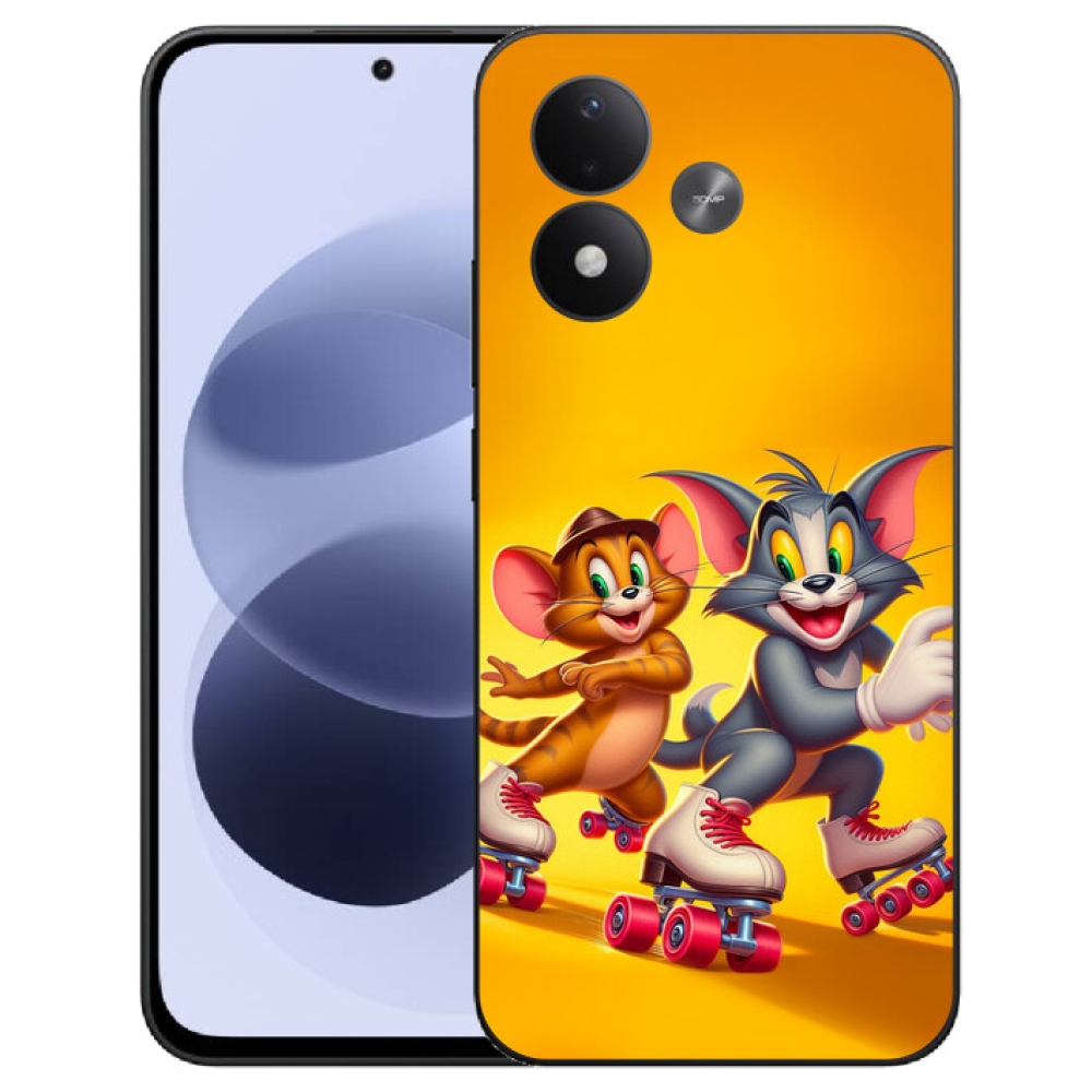 Gélový kryt mmCase na Xiaomi Redmi Note 17 4G/5G - tom a jerry