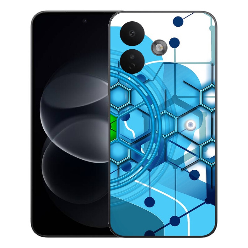 Gélový kryt mmCase na Xiaomi Redmi Note 17 Pro 5G - abstraktný vzor 2