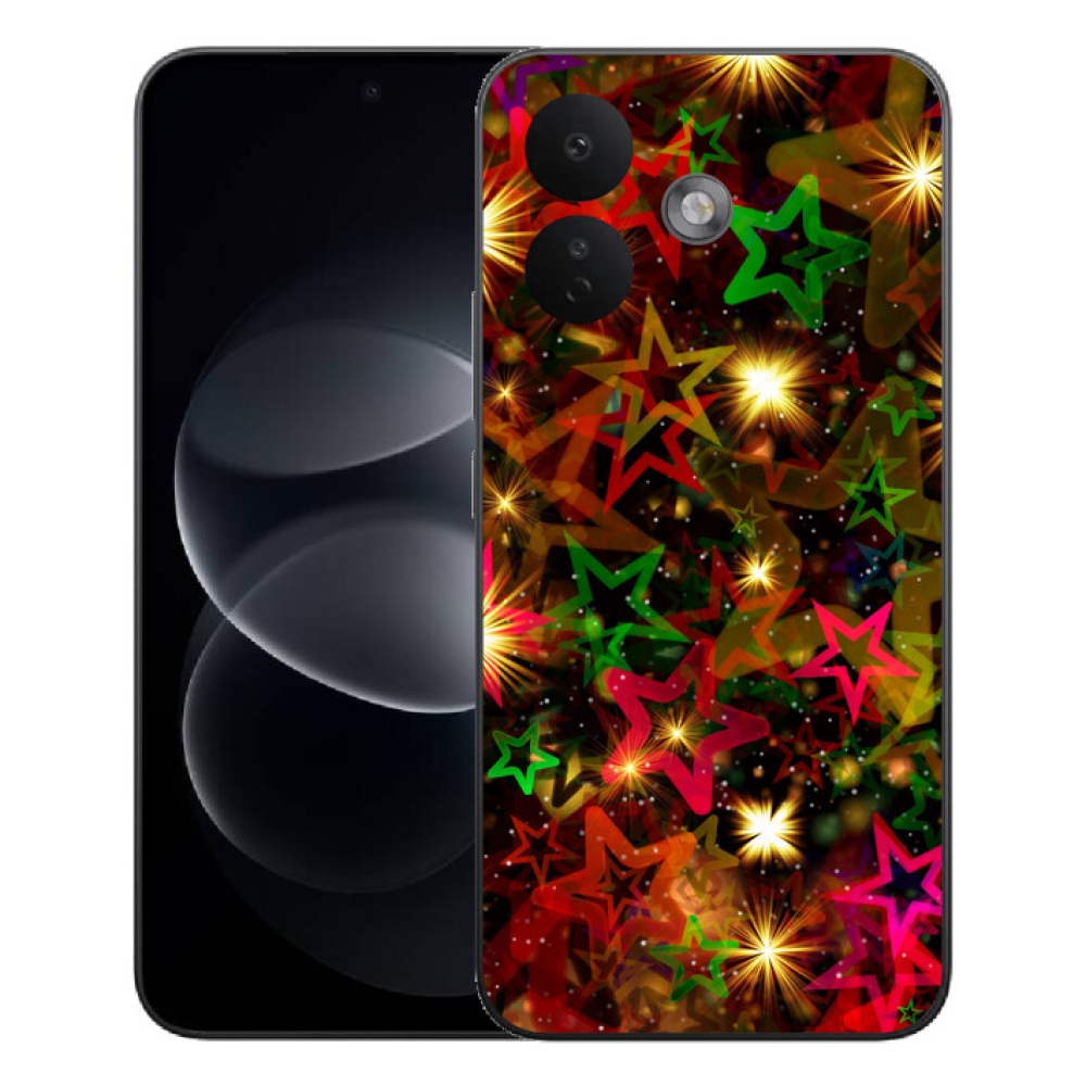 Gélový kryt mmCase na Xiaomi Redmi Note 17 Pro 5G - farebné hviezdičky