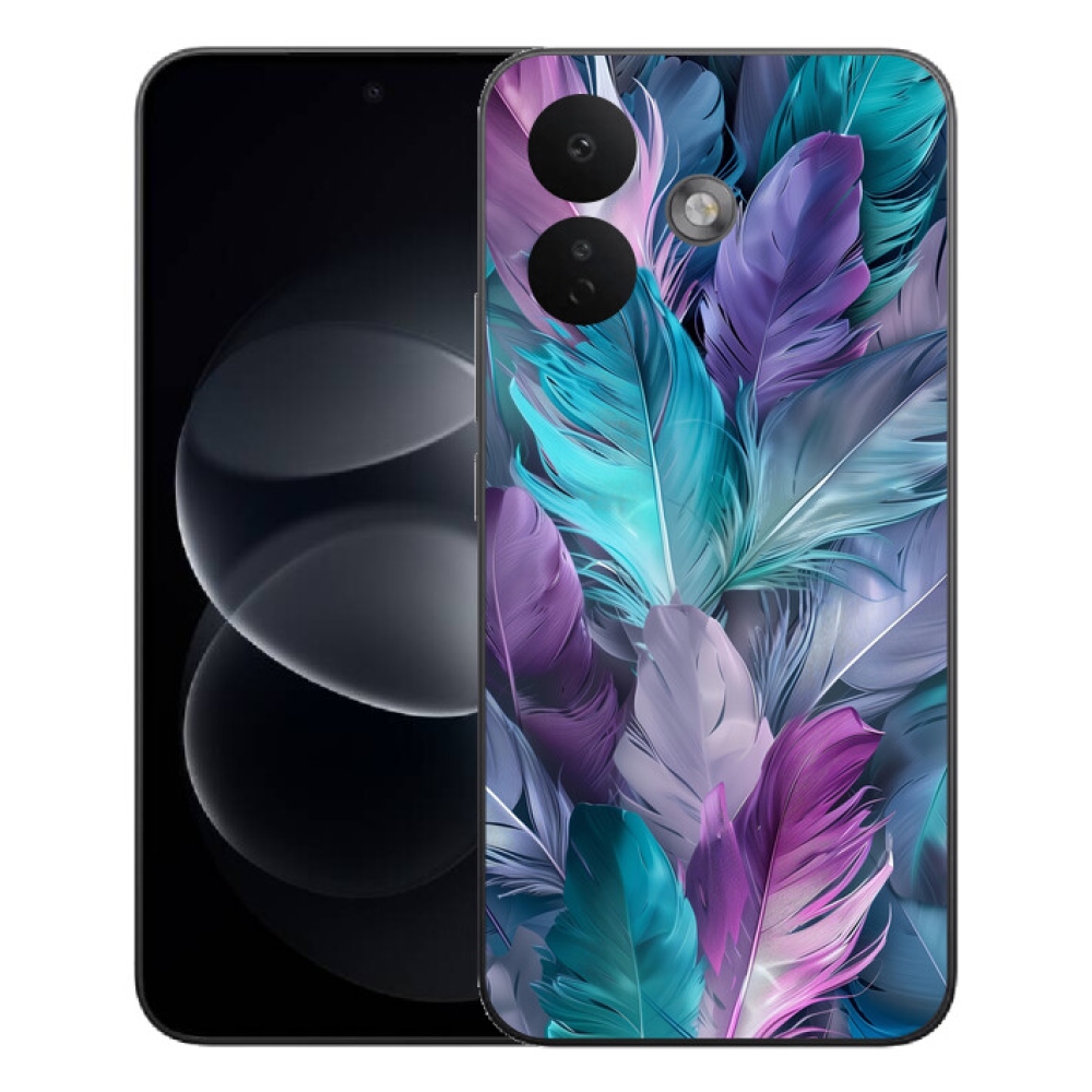 Gélový kryt mmCase na Xiaomi Redmi Note 17 Pro 5G - farebné perie 2