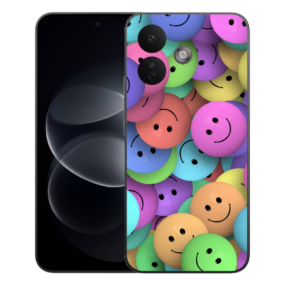 Gélový kryt mmCase na Xiaomi Redmi Note 17 Pro 5G - farební smajlíci