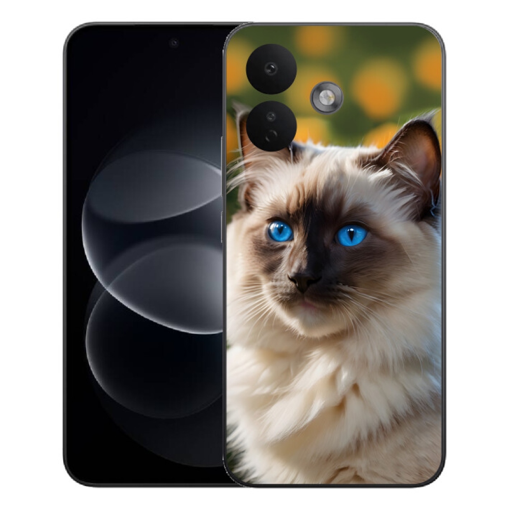 Gélový kryt mmCase na Xiaomi Redmi Note 17 Pro 5G - biely ragdoll