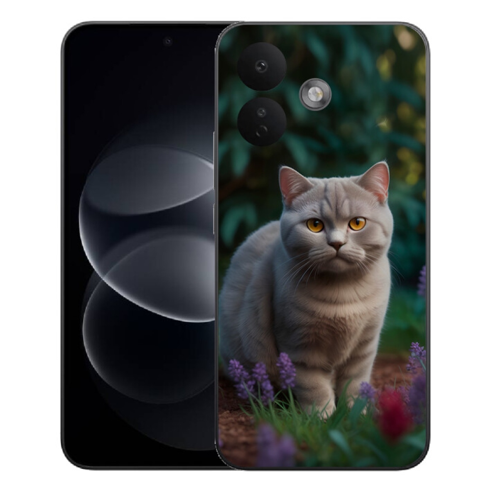 Gélový kryt mmCase na Xiaomi Redmi Note 17 Pro 5G - britská mačka