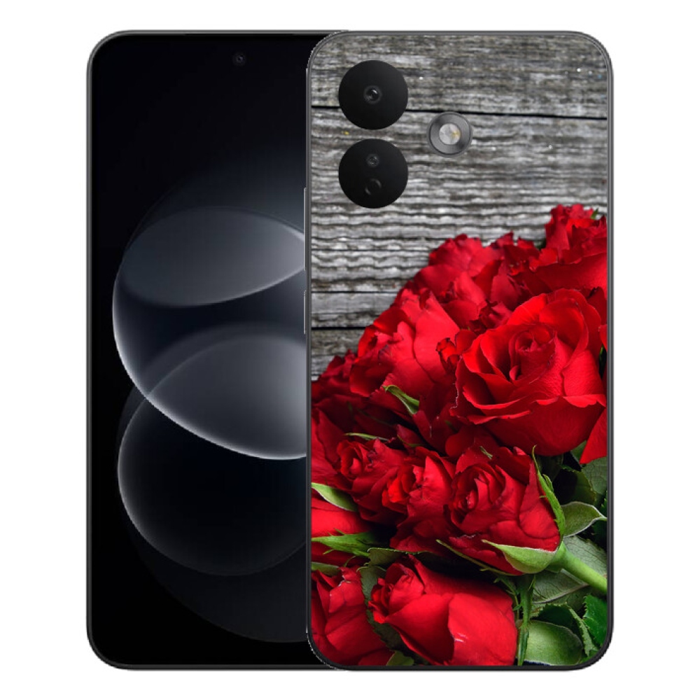 Gélový kryt mmCase na Xiaomi Redmi Note 17 Pro 5G - červené ruže