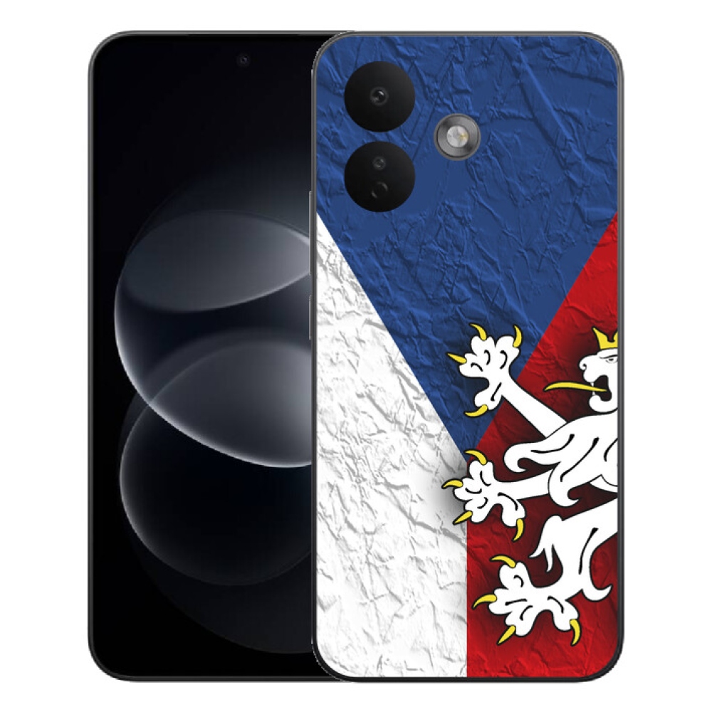 Gélový kryt mmCase na Xiaomi Redmi Note 17 Pro 5G - česká vlajka 1