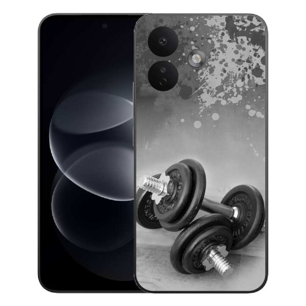 Gélový kryt mmCase na Xiaomi Redmi Note 17 Pro 5G - činky 1
