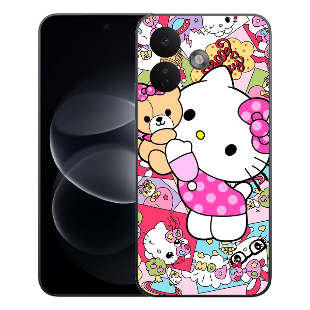Gélový kryt mmCase na Xiaomi Redmi Note 17 Pro 5G - cute kitty