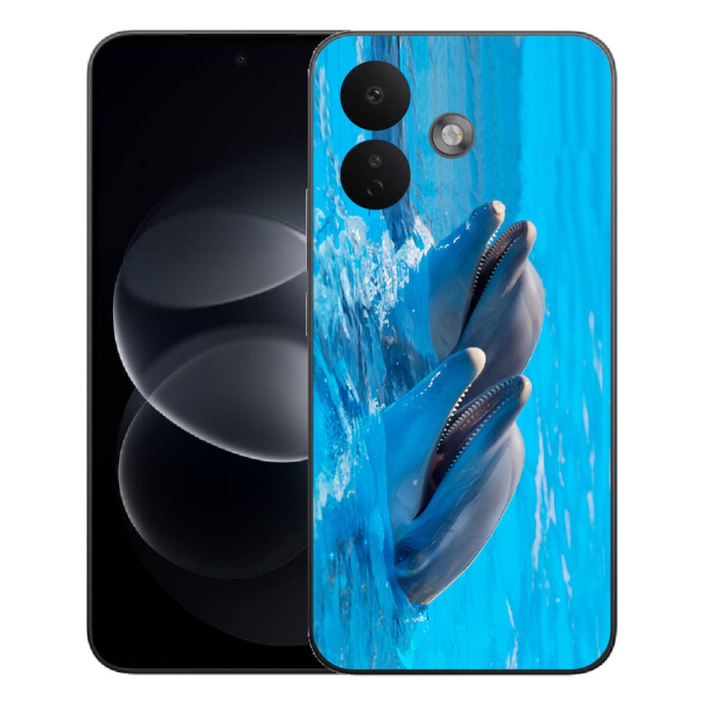 Gélový kryt mmCase na Xiaomi Redmi Note 17 Pro 5G - delfíny