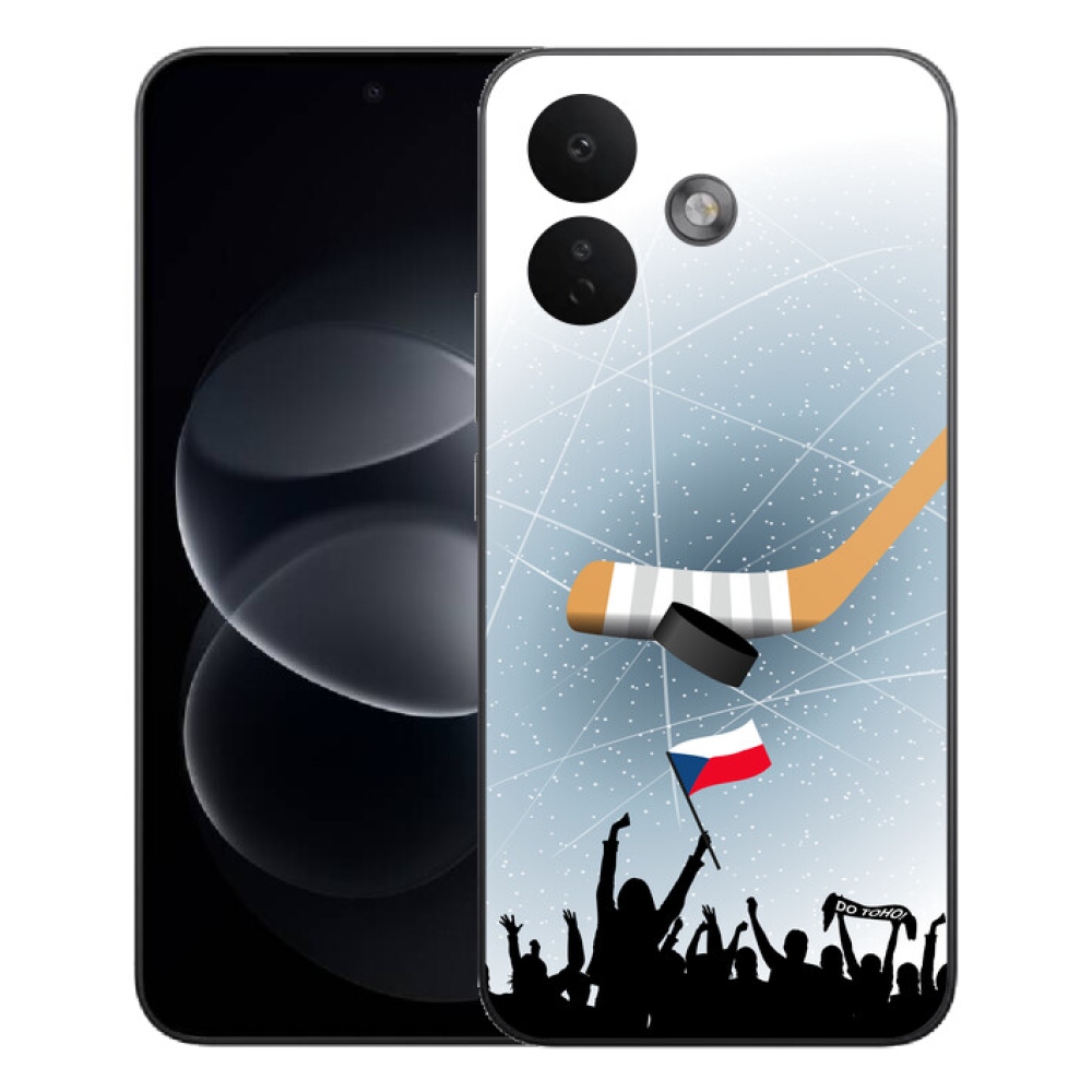 Gélový kryt mmCase na Xiaomi Redmi Note 17 Pro 5G - fanúšikovia hokeja