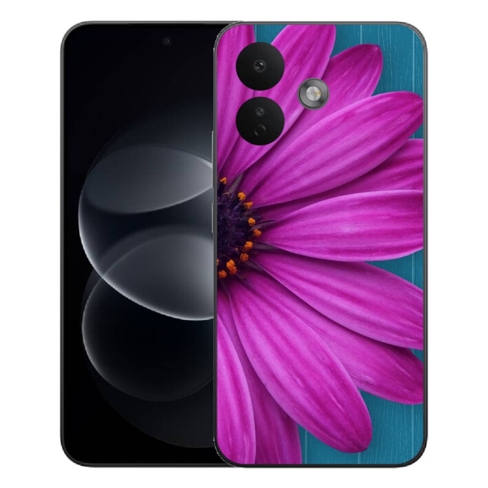 Gélový kryt mmCase na Xiaomi Redmi Note 17 Pro 5G - fialová margaréta